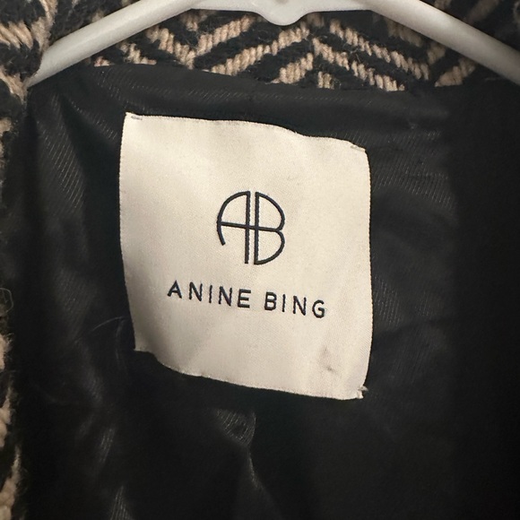 Anine Bing Women's Diana Fishbone Blazer Coat - Picture 5 of 7